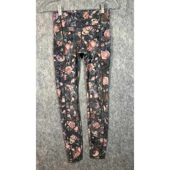 Lululemon Speed Up Tight Size 2 Frosted Rose Multi 26" Inseam Pockets Stretch - Picture 2 of 11